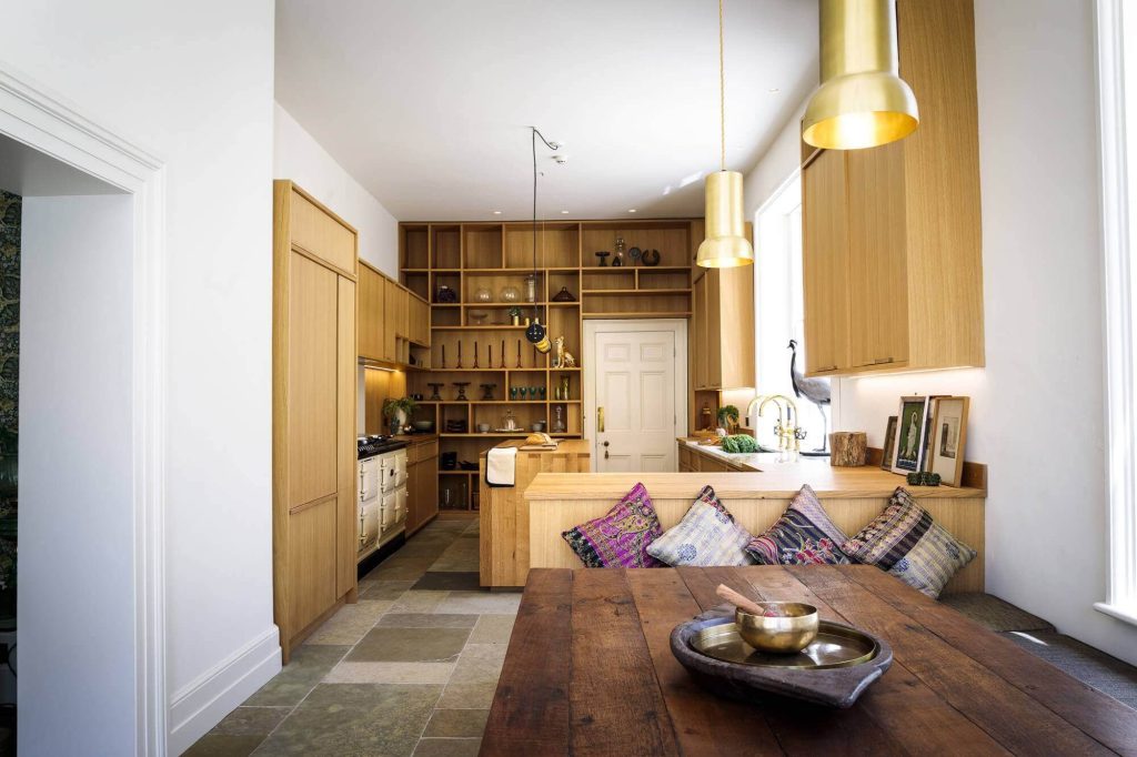 Bespoke georgian oak kitchen papilio kitchens somerset